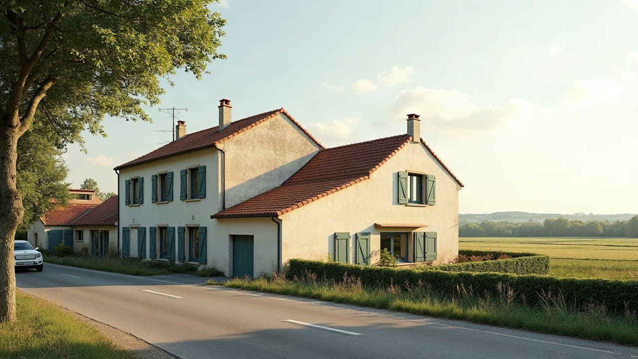 Maison résidentielle en bordure de champ à Lux