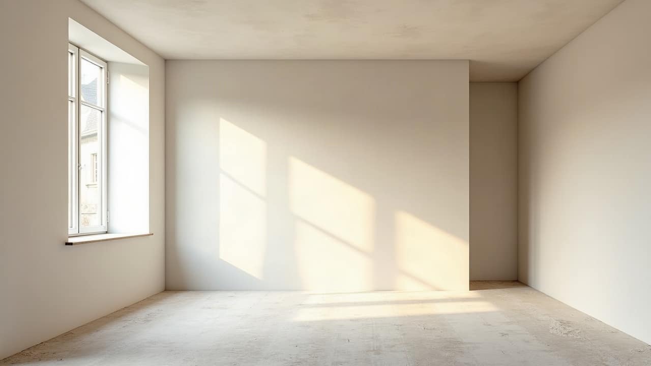 Ossature métallique suspendue en cours de montage sous un plafond haut, avant fermeture par les plaques