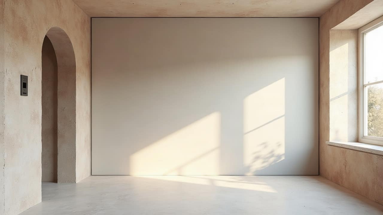 Ossature de doublage fixée devant un mur en pierre ancienne, espace technique visible entre le mur et les futurs montants