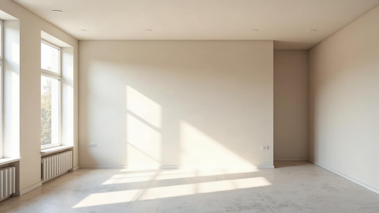 Isolant acoustique posé entre des solives de plancher, avant fermeture par des plaques de plâtre au plafond
